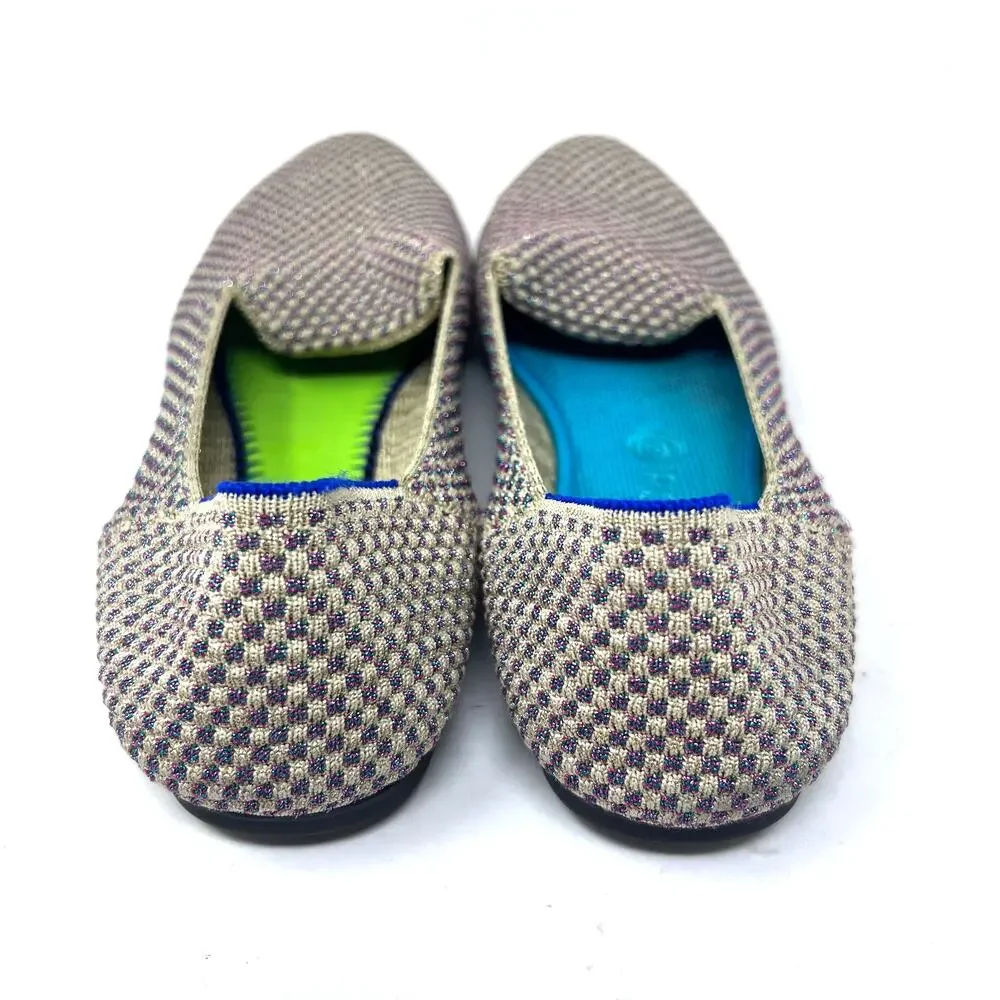 Rothys The Loafer Women's 11 Limited Edition Multi Metallic Flat Needs‎ Insole